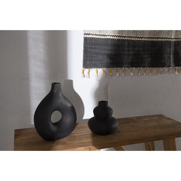 Διακοσμητικό Βάζο Paeon Black (20.5x19)...