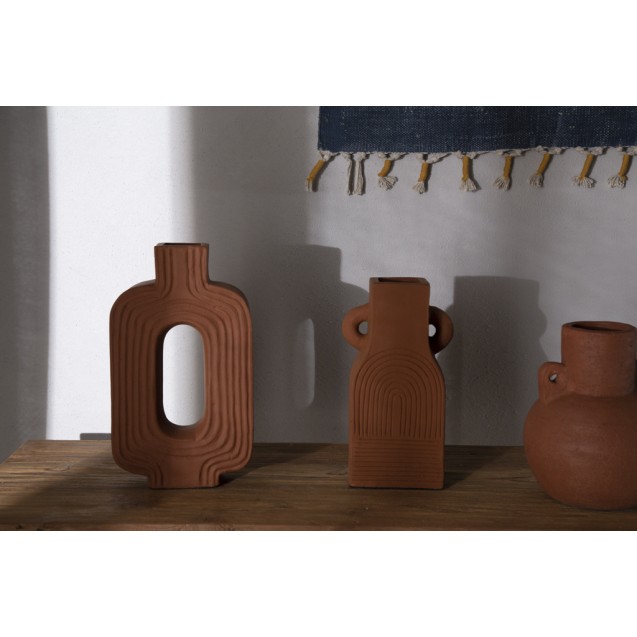 Διακοσμητικό Βάζο Leda Teracotta (20.5x7.5x36)...