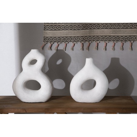 Διακοσμητικό Βάζο Origen White (30x11x33) Soulworks 0750008