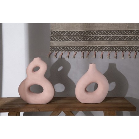 Διακοσμητικό Βάζο Origen Dusty Pink (30x11x33) Soulworks 0750010