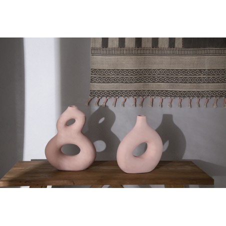 Διακοσμητικό Βάζο Bion Dusty Pink (32x11x41.5) Soulworks 0750013