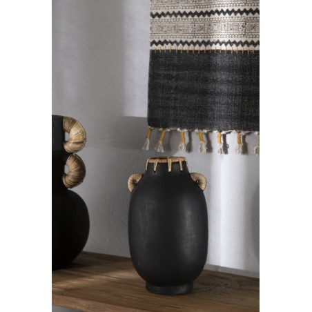 Διακοσμητικό Βάζο Usiris Black (21x35) Soulworks 0750014