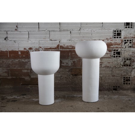 Διακοσμητικό Βάζο Phile White (42x74.5) Soulworks 0750019