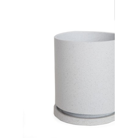 Planter Tranta White (14x14x16) Soulworks 0800015