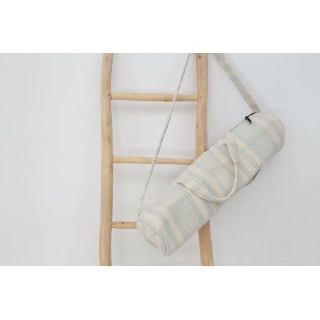 Τσάντα Γυμναστικής Yoga Mat Bag Grey and White (15x15x68) Soulworks 0610006