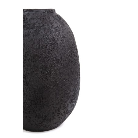Κεραμικό Διακοσμητικό Βάζο Siso Nic Black Spot Gray Large (27x27x40) Soulworks 0630058