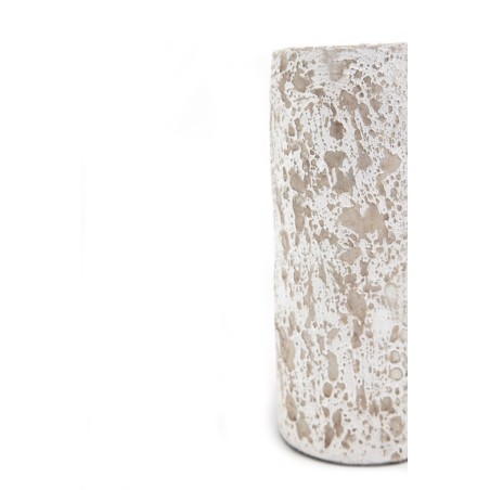 Κεραμικό Κηροπήγιο Slind White Classic Medium (11x11x25) Soulworks 0630067