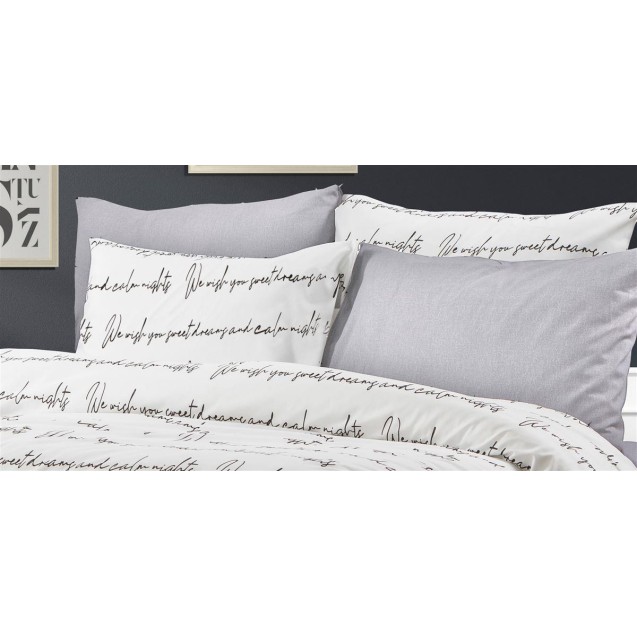 Μαξιλαροθήκη Dimcol Αρίσβη 471 50X70 White