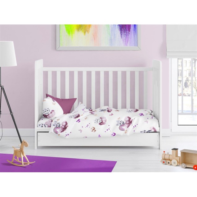 Βρεφική Παπλωματοθήκη Dimcol Kitten 561 120X160...