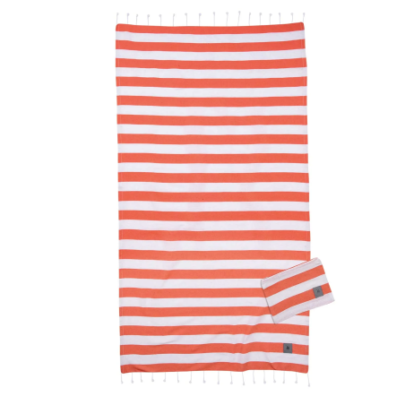 Σετ Πετσέτα Θαλάσσης Παρεό και Νεσεσέρ Greenwich Polo Club 3824 90x170