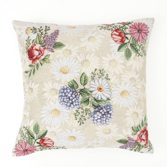 Μαξιλαροθήκη Διακόσμησης Dimeco Μονής Όψης 45x45 Fiora