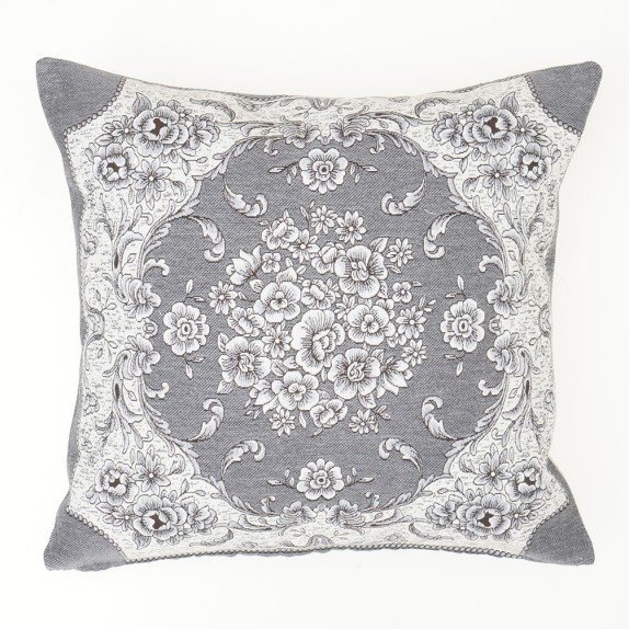 Μαξιλαροθήκη Διακόσμησης Dimeco Μονής Όψης 45x45 Adel Grey