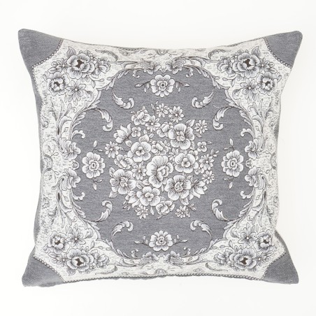 Μαξιλαροθήκη Διακόσμησης Dimeco Μονής Όψης 45x45 Adel Grey