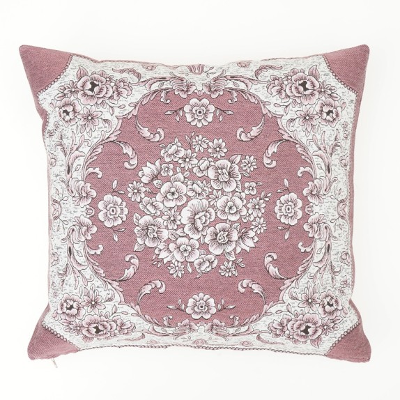 Μαξιλαροθήκη Διακόσμησης Dimeco Μονής Όψης 45x45 Adel Rose