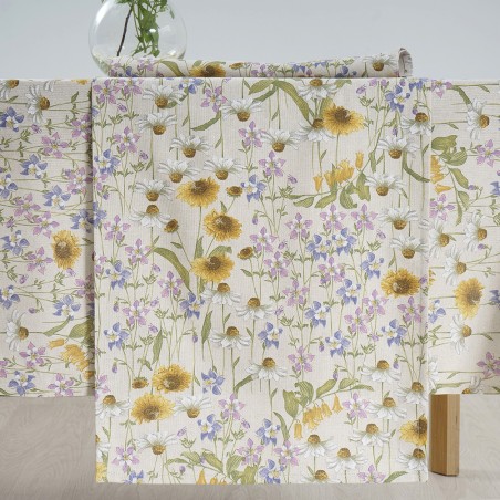 Μαξιλαροθήκη Διακόσμησης Dimeco Διπλής Όψης 45x45 Garden