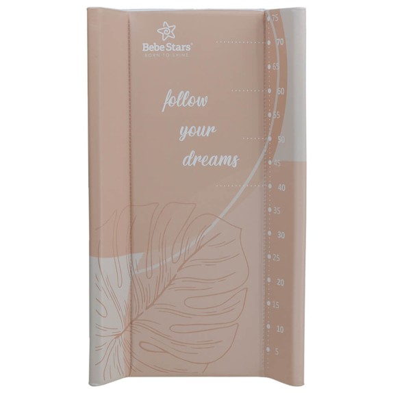 Αλλαξιέρα Σκληρή bebe Stars Leaf Mocha 18-182