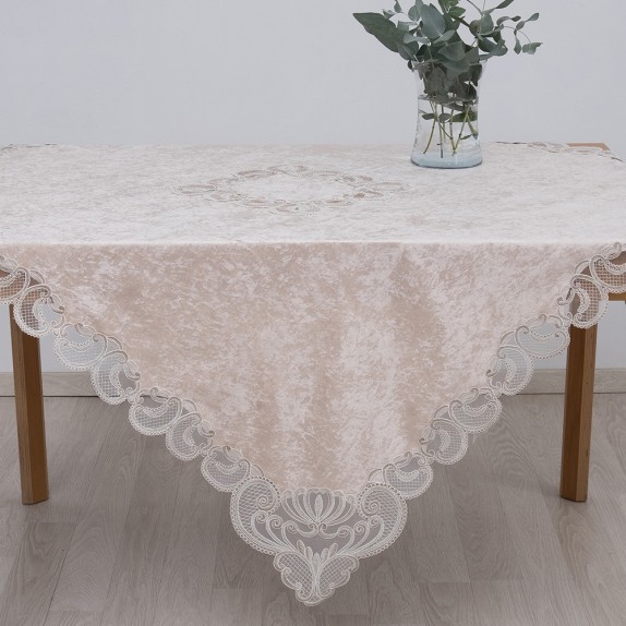 Σετ Σεμέν/Πετσετάκια 3Τμχ Dimeco 2138 Beige