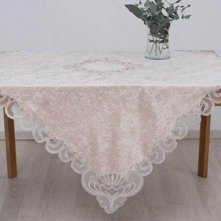 Καρέ Dimeco 100x100 2138 Beige