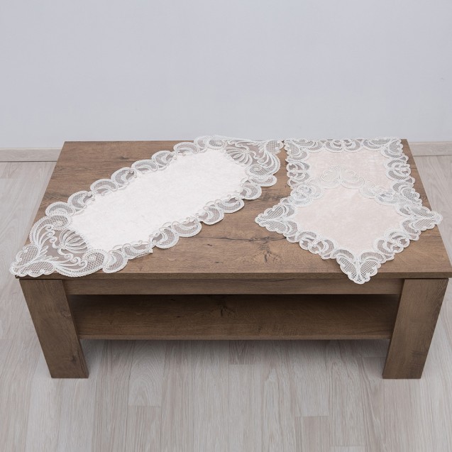 Τραπεζομάντηλο Dimeco 140x140 2138 Beige