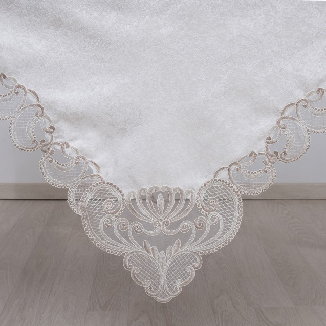 Καρέ Dimeco 100x100 2138 Ecru