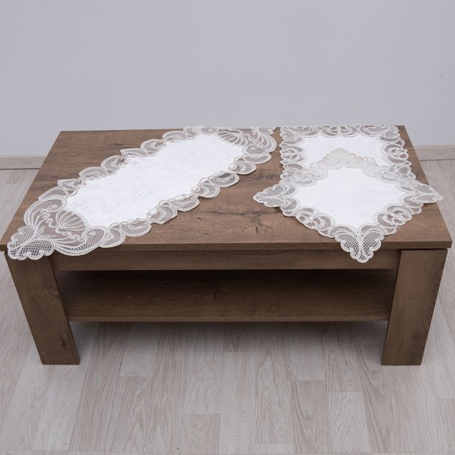 Τραπεζομάντηλο Dimeco 140x140 2138 Ecru