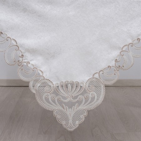 Τραπεζομάντηλο Dimeco 140x140 2138 Ecru