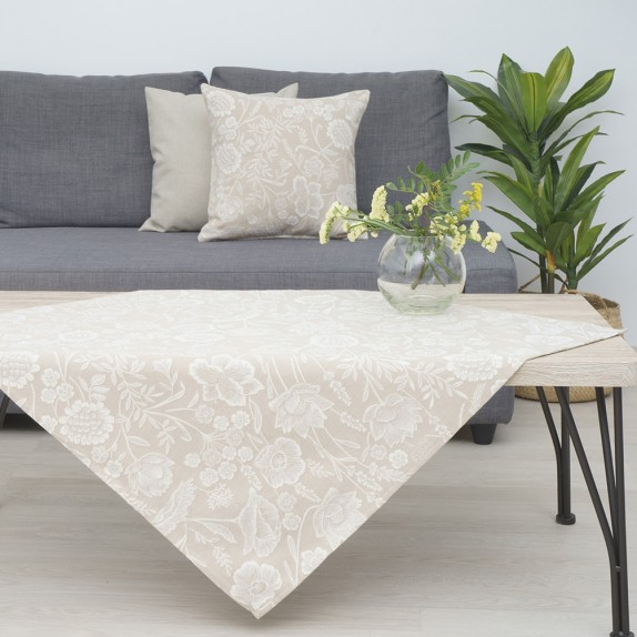 Καρέ Dimeco 90x90 8095 Beige