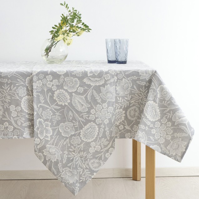 Τραπεζομάντηλο Dimeco 135x135 8095 Grey