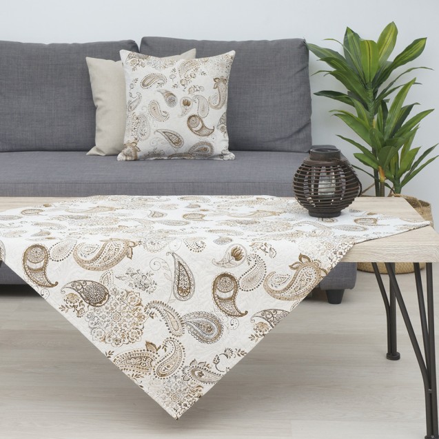 Τραπεζομάντηλο Dimeco 135x135 8070 Beige