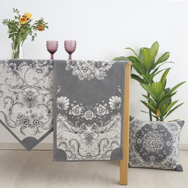 Runner Dimeco 35x100 Adel Grey