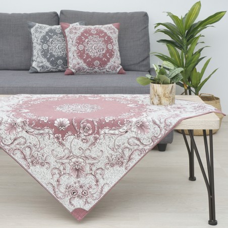 Μαξιλαροθήκη Διακόσμησης Dimeco Μονής Όψης 45x45 Adel Rose