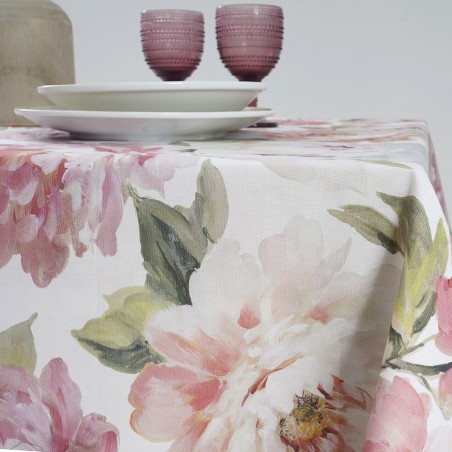 Τραπεζομάντηλο Dimeco Digital Print 135x180 Blossom White