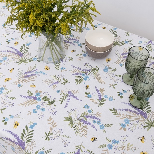 Τραπεζομάντηλο Dimeco 135x135 Lily Blue