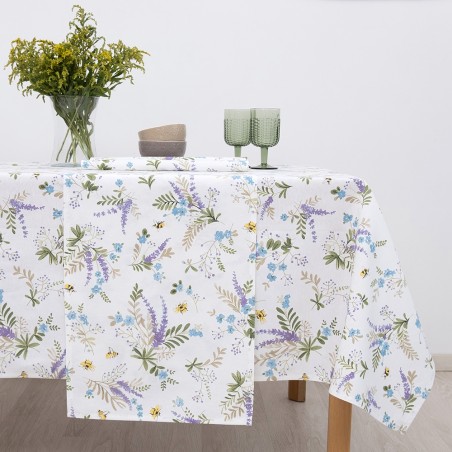 Τραπεζομάντηλο Dimeco 140x220 Lily Blue