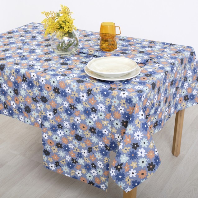 Τραπεζομάντηλο Dimeco 140x220 Maya Blue