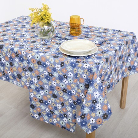 Τραπεζομάντηλο Dimeco 135x135 Maya Blue