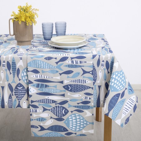 Τραπεζομάντηλο Dimeco 135x180 Aquarius