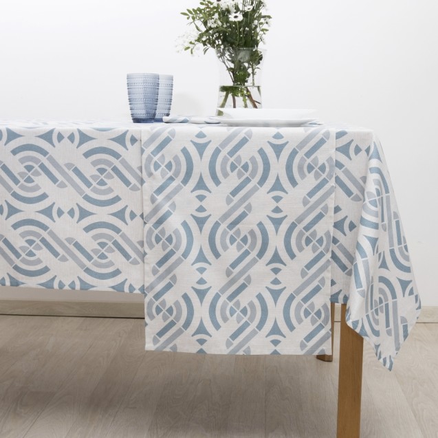 Τραπεζομάντηλο Dimeco 140x220 Nora Blue