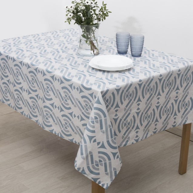 Τραπεζομάντηλο Dimeco 135x180 Nora Blue