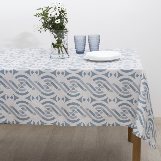 Τραπεζομάντηλο Dimeco 135x180 Nora Blue