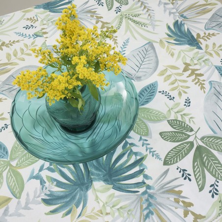 Τραπεζομάντηλο Dimeco 135x135 Leaves Green