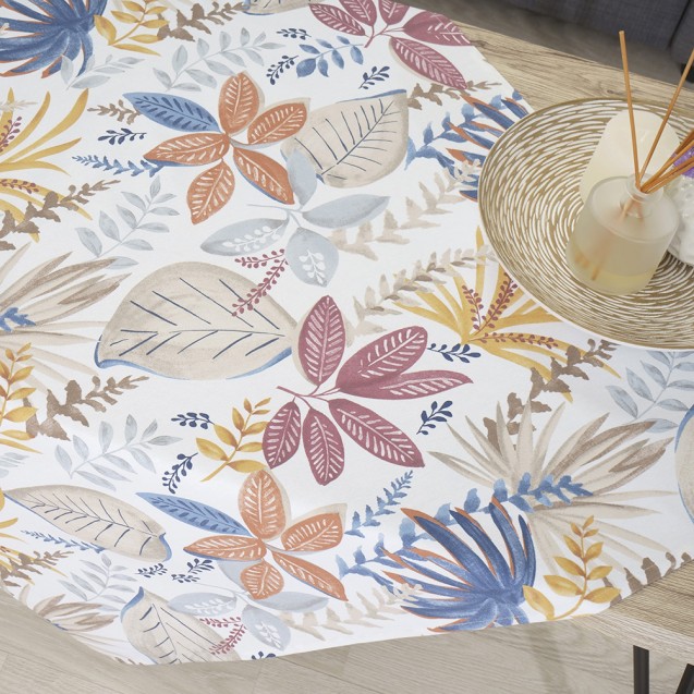 Τραπεζομάντηλο Dimeco 135x135 Leaves Brown