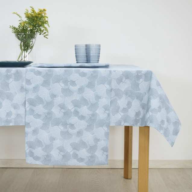 Τραπεζομάντηλο Dimeco 140x300 Jade Blue