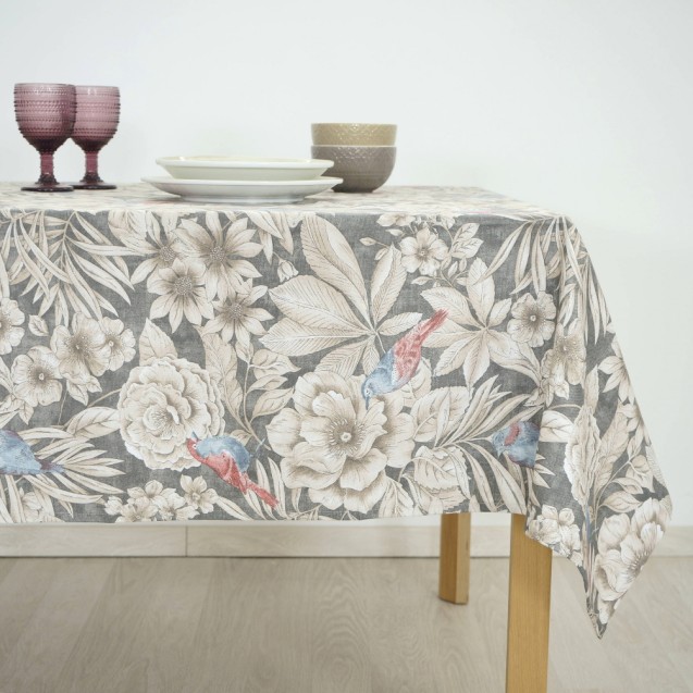 Τραπεζομάντηλο Dimeco 140x260 Ivy Anthracite