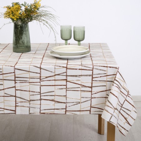 Τραπεζομάντηλο Dimeco 135x135 Indy Brown