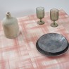 Τραπεζομάντηλο Dimeco 140x220 Check Salmon
