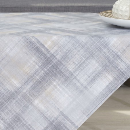 Τραπεζομάντηλο Dimeco 135x180 Check Grey