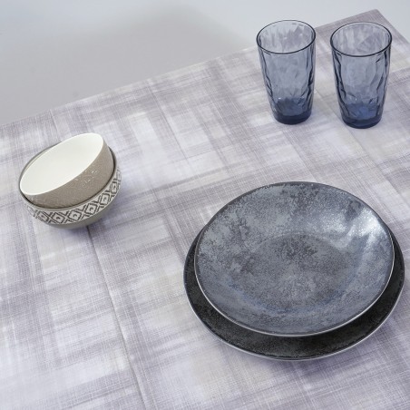 Τραπεζομάντηλο Dimeco 135x180 Check Brown