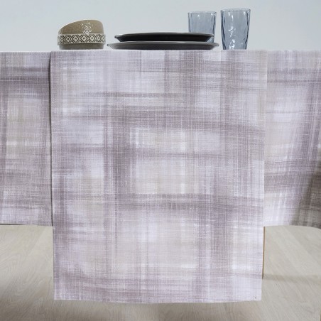 Τραπεζομάντηλο Dimeco 135x180 Check Brown