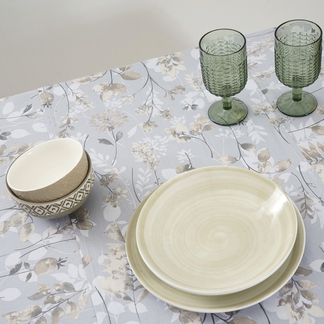 Τραπεζομάντηλο Dimeco 135x180 Botanic Grey